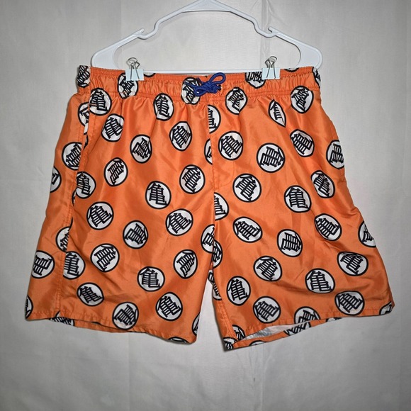 Dragon Ball Z Goku Symbol Orange Swimming Trunks XL Toei Animation Anime Cosplay - Picture 1 of 7